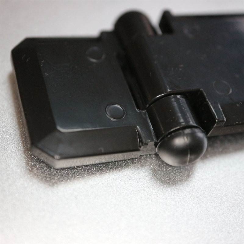 Black Acrylic Hinged Hasp and Staple Hasps, Plastic 60x27x18mm.Tanks, Displays