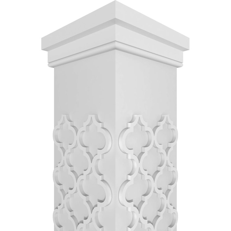 Colonne carrée Craftsman, H 120 po x l 11,6 po x P 11,6 po