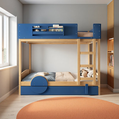 Full Bunk Bed With Trundle