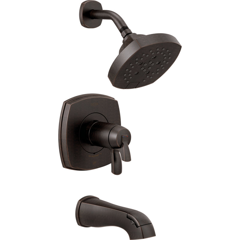 Stryke Thermostatic Tub and Shower Faucet Trim, Oil Rubbed Bronze
