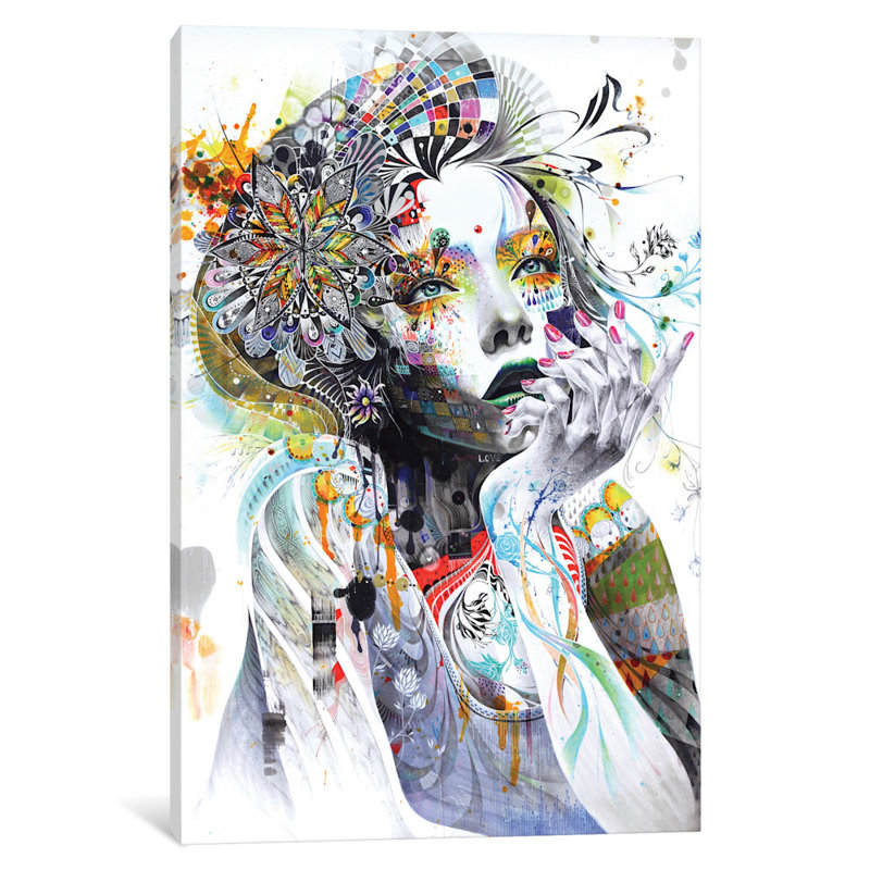 « circulation », impression sur toile tendue, H 40 po x l 26 po x P 1,5 po