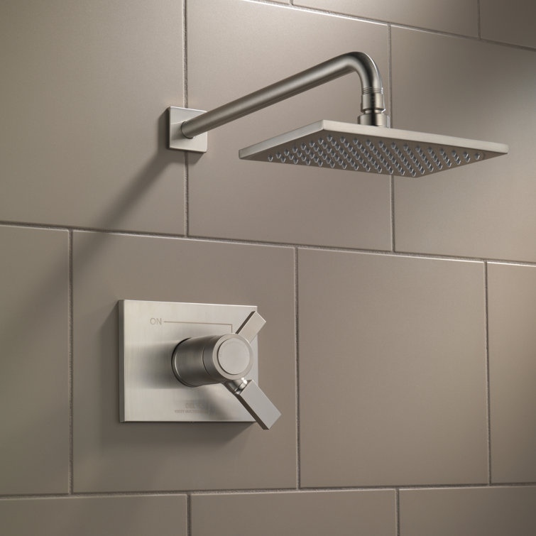 Vero Volume Control Shower Faucet Trim with Lever Handles and TempAssure