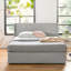 Estella Upholstered Bed Frame with Headboard, Ottoman Under-bed Storage-371881978-371881979