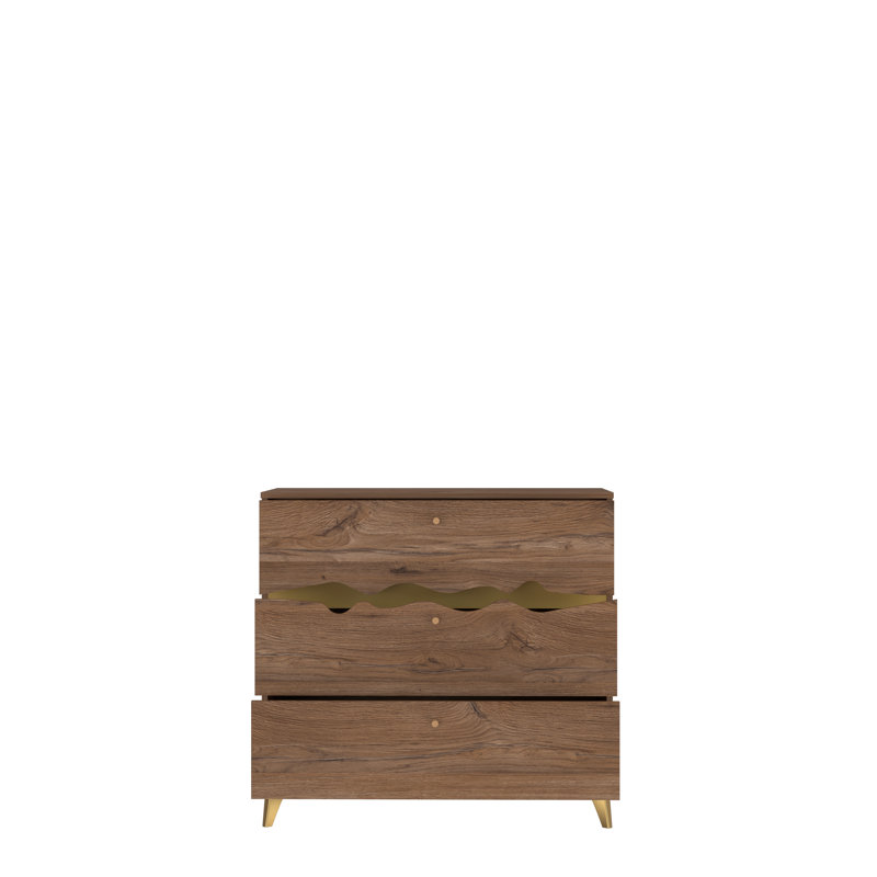 Biola 3 - Drawer Rectangle Accent Chest