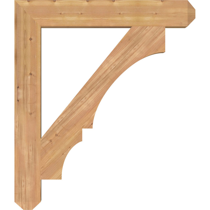 H 5,5 l, Smooth Western Red Cedar, 6" W x 38" D x 44" H