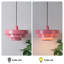 Luminaire suspendu Mid-Century 13,8 pouces, rose