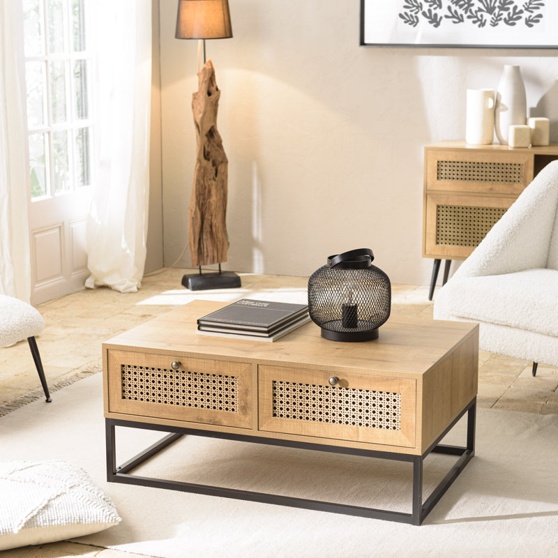 Clara-Marie Frame Coffee Table with Storage