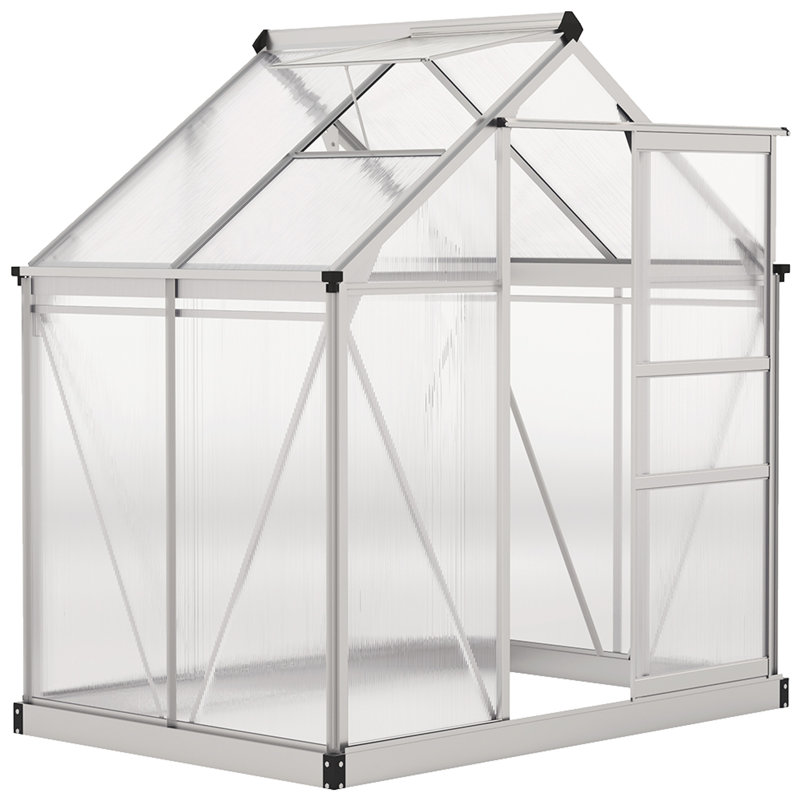 Greenhouse, 6.6' H x 6.2' W x 4.3' D