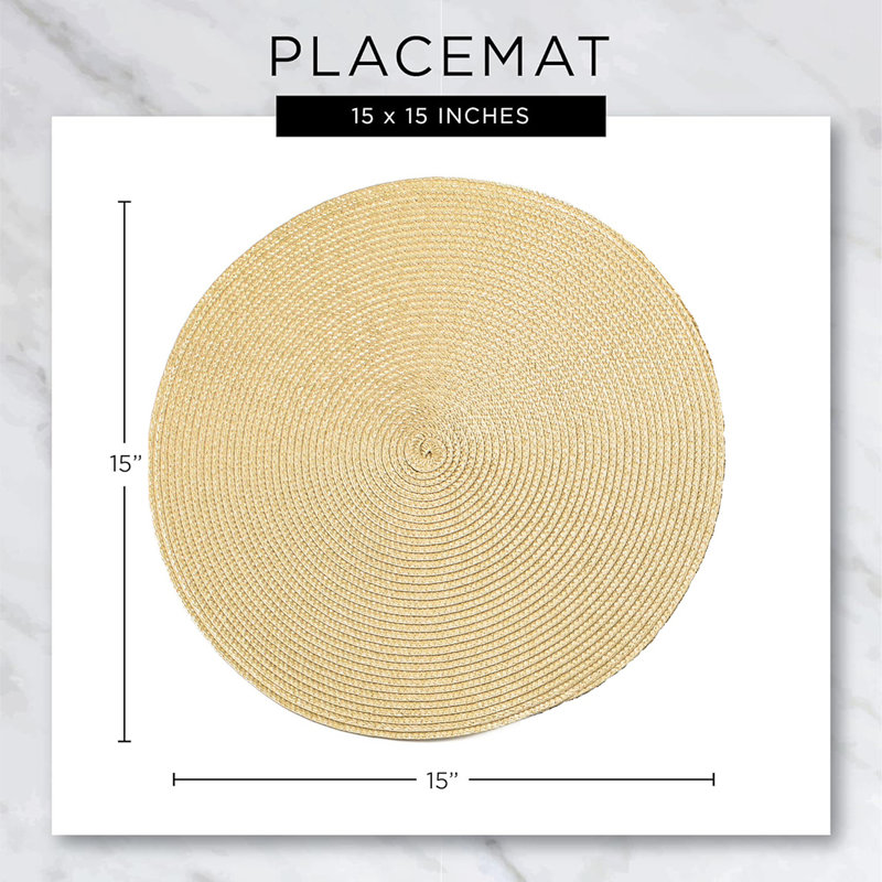 Ensemble de 6 napperons de table et de cuisine antidérapants Vienna, Coquillage