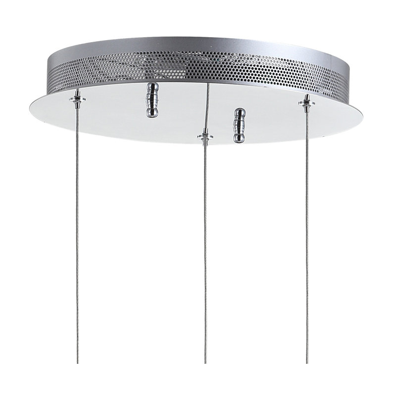 Luminaire suspendu conique à 3 lumières Bhondave