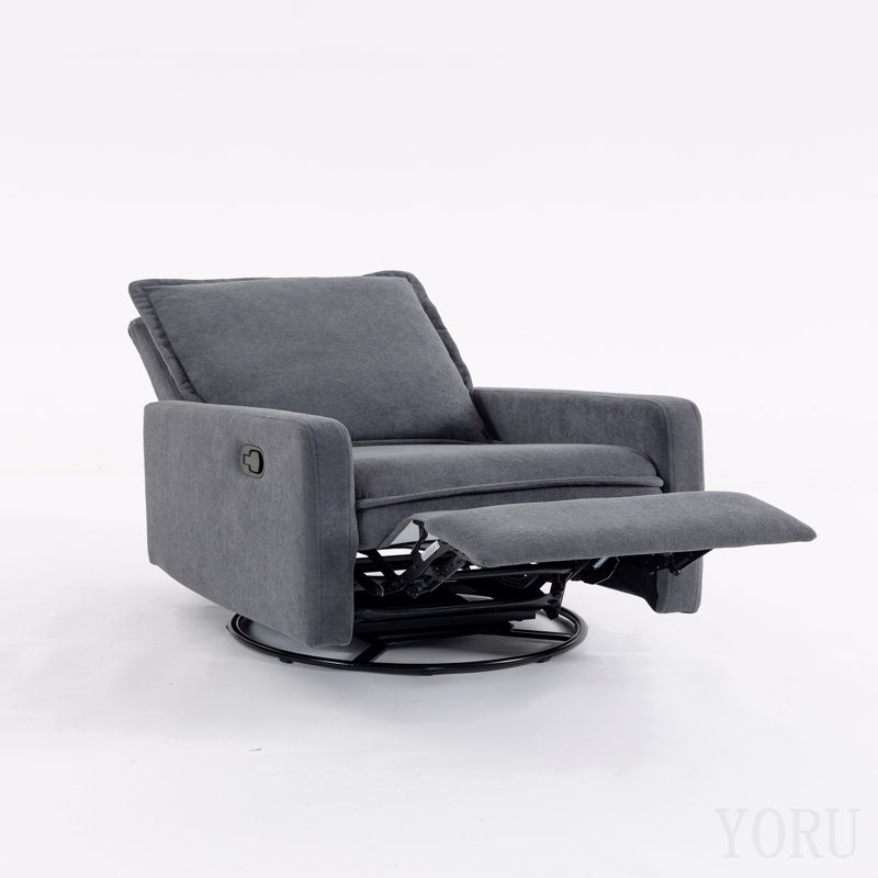 Fauteuil court en peluche, Gray
