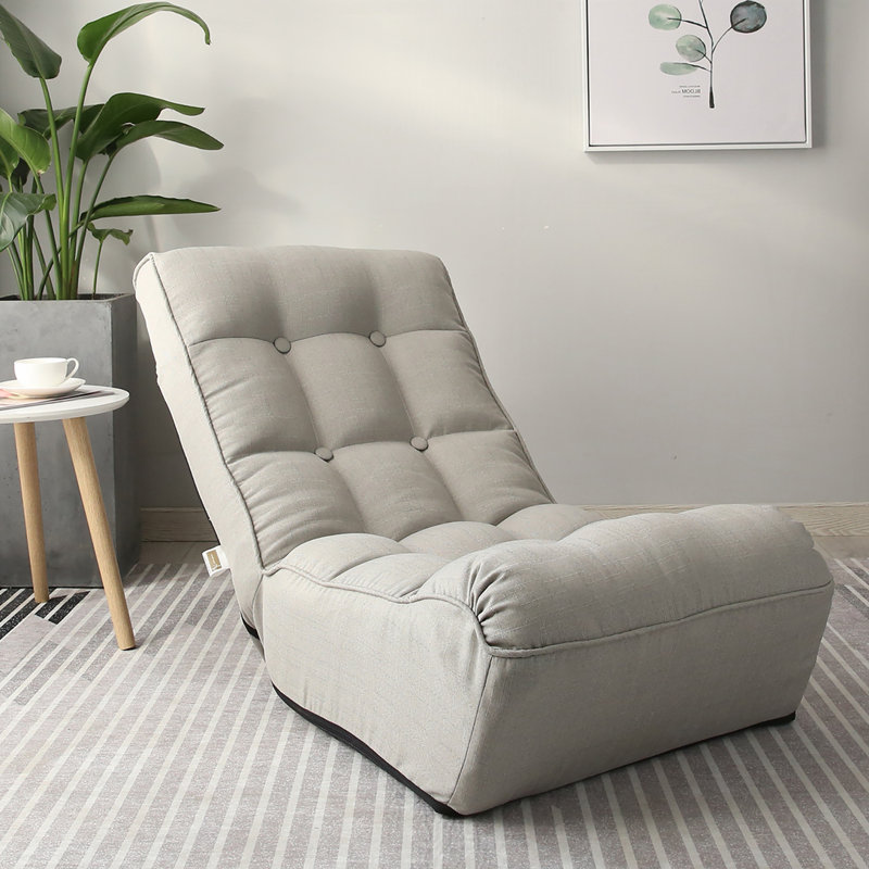 Fauteuil de loisir réglable, Gris