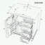 Meuble-lavabo avec lavabo et trois tiroirs-258007604