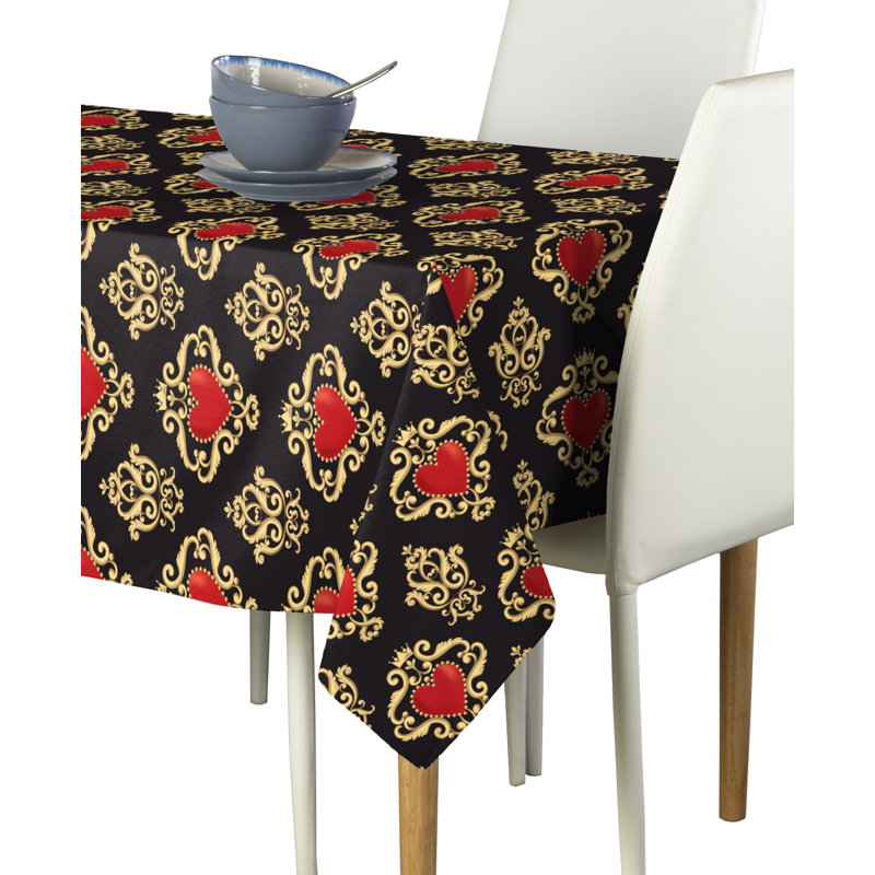 Smyre Geometric Tablecloth, 120" x 60"