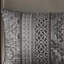 Courtepointe grise 6 pièces / grand, 3 coussins décoratifs, aspect réversible gris, matériau, rayures, motifs, style-130192961