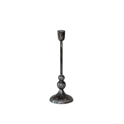 Tall Enameled Aluminum Taper Holder