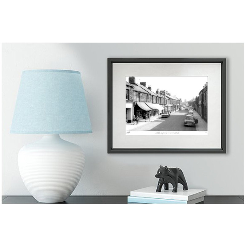 Amble, Queen Street C1965 - Single Picture Frame Print, 28cm H x 36cm W x 2.3cm D