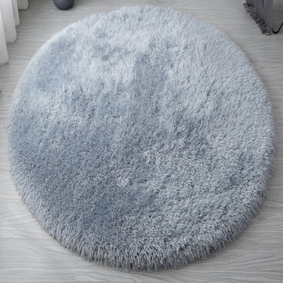 Tapis à poil long gris Gunhwat