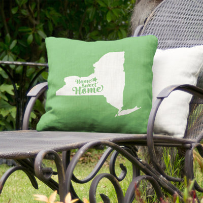 Outdoor Reversible Throw Pillow
