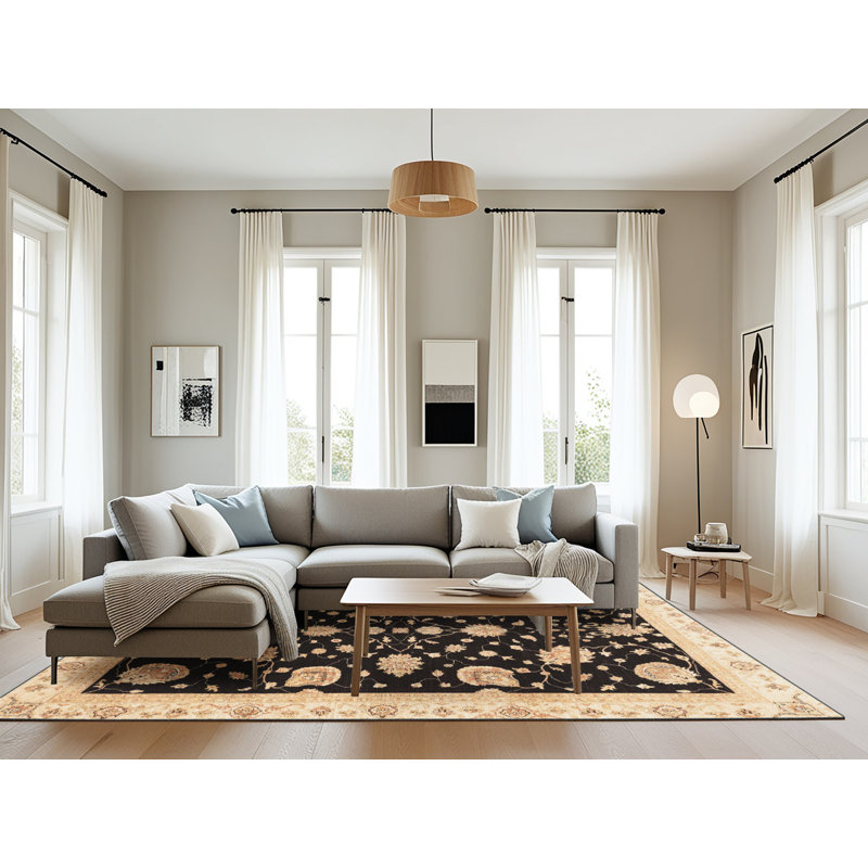 Abstract Indoor Rug, Rectangle 8' x 12'