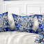 Coussin imprimé floral blanc-29598014-29598018