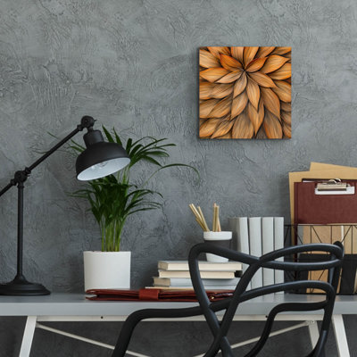 «Floral Wooden Whispers 2» par Andrea Haase, art mural en verre acrylique