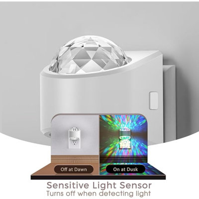 Veilleuse murale, projecteur de veilleuse pour chambre | Projecteur de veilleuse pour enfants, veilleuse galaxie RGB 9 couleurs avec cycle crépuscule-aube pour salle de bain, décoration pour salle de jeux, cadeau