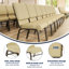 Chaise d'église en tissu 18,5 po Bernardston-22165229-22165231