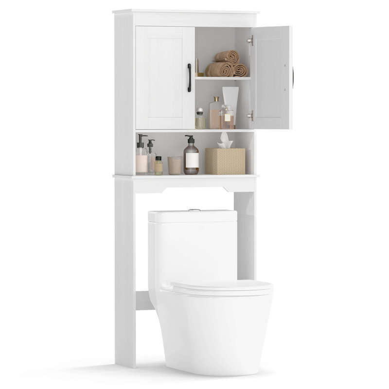 Rangement au-dessus de la toilette l 25 po x H 66 po x P 9,5 po Bernelda
