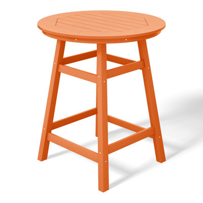 Laguna Round Outdoor Bar Table , 34.9'' in. W 34.9'' in. D