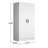 Lacandis 72" High  Large Armoire 2 Door  Hanging and Shelves Wardrobe-24106019