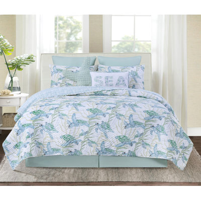 Cape Canaveral Full/Queen 3-Piece Quilt Bedding Set