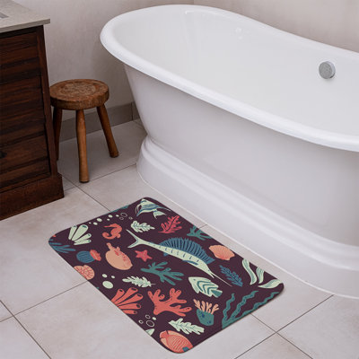 Doralice Non-Slip Bath Rug
