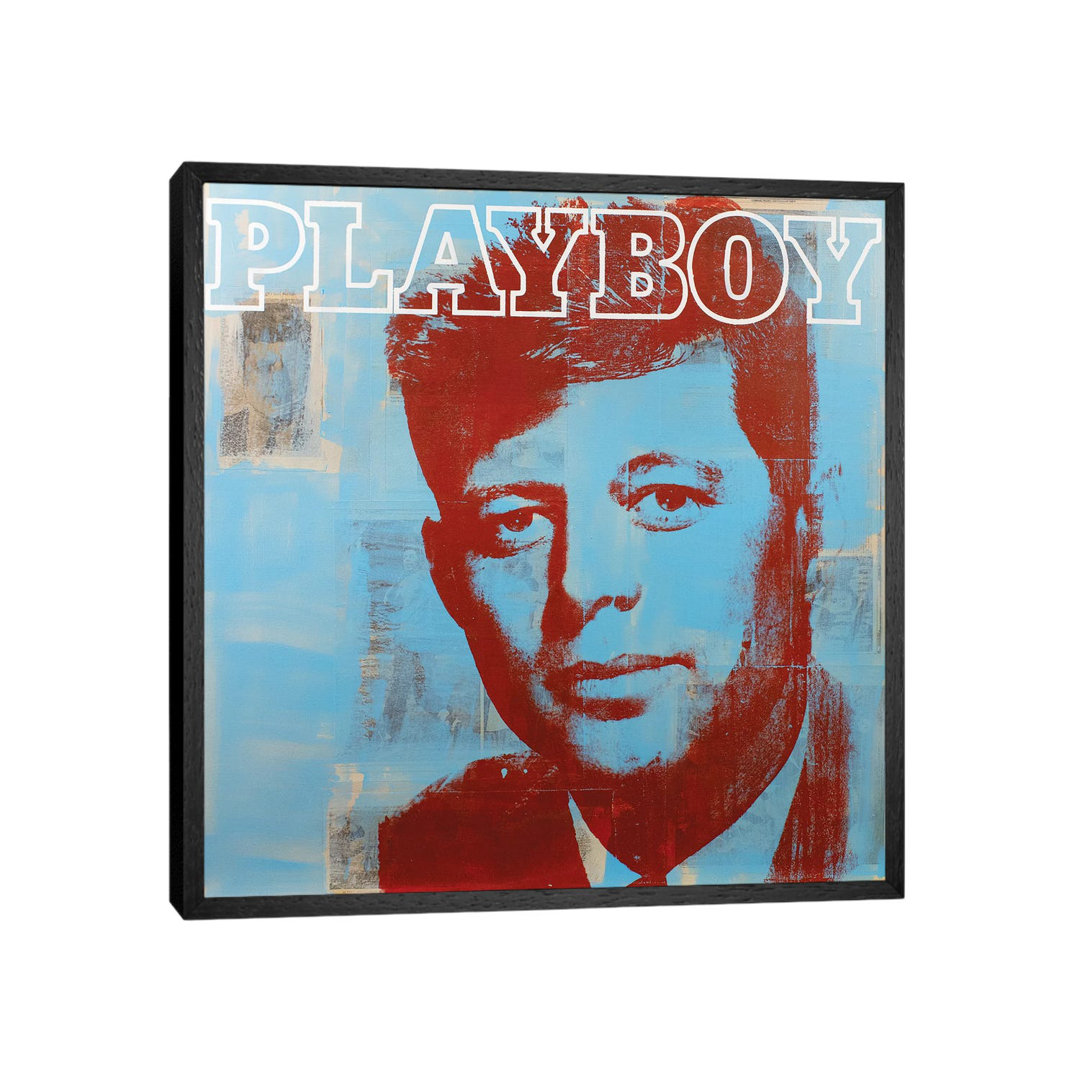 JFK I - Graphic Art Print on Canvas