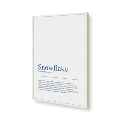«The Wonders of Snowflakes», reproduction d'art