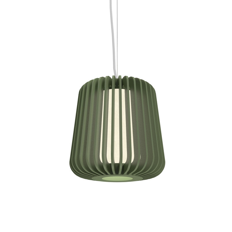 Stecche Di Legno 1 - Light Pendant, Imbuia, 13.65" H x 12.87" H x 12.87" D