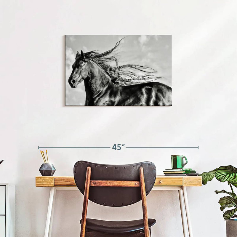 Wind Blown Mane III, 20" H x 30" W