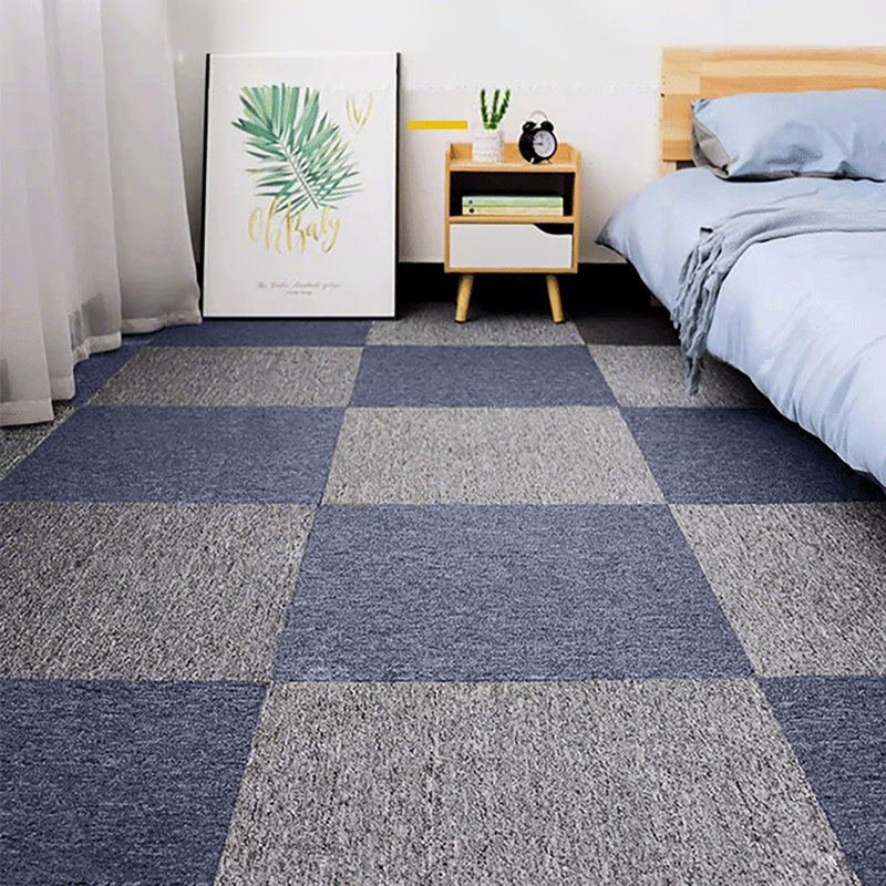 Carreau de tapis en nylon antidérapant antidérapant à envers en PVC antidérapant et antidérapant de qualité supérieure de 19,7 po x 19,7 po Fixtureisplays® avec dalle de tapis en PVC antidérapant 15989 - 22PK