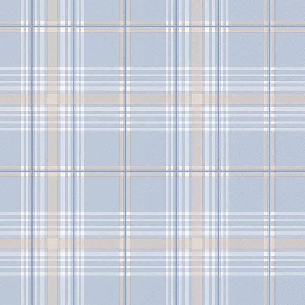 Griffeth Plaid Roll, Blue / Taupe / Blue