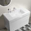 Meuble-lavabo blanc de 36 po avec lavabo Alice-118004119