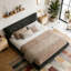 Structure de lit, tête de lit capitonnée avec coussin extra-large-1268539075-1268539133
