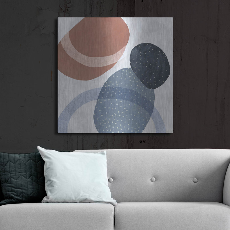 «In Orbit 2» par Emma Scarvey, art mural en métal, H 36 po x l 36 po