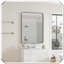 Miroir de décoration murale rectangulaire en métal-549120016