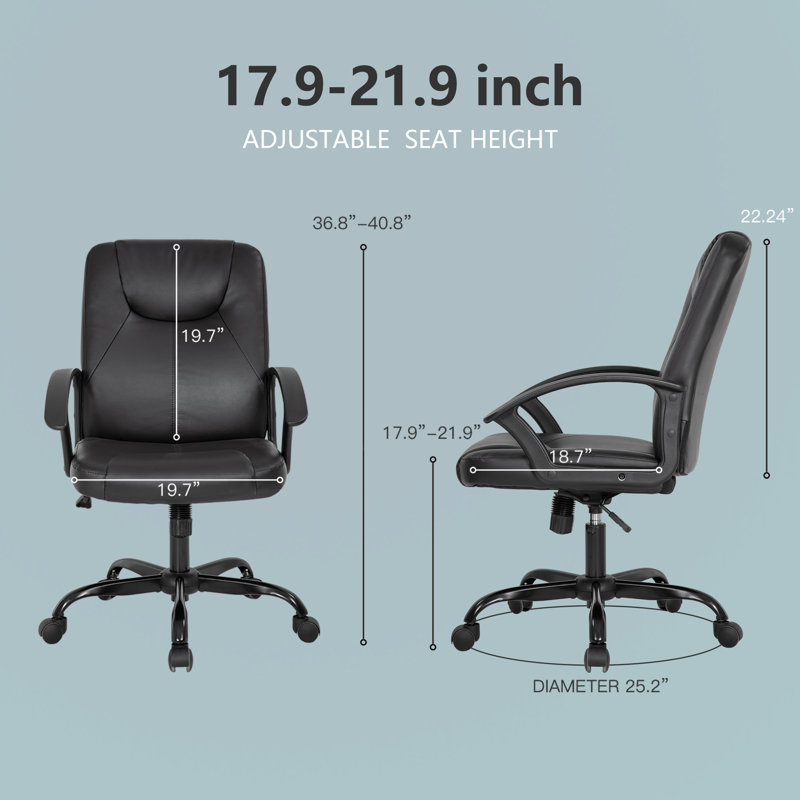 Chaise de travail, Noir