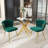 36in Square Glass Pedestal Dining Set-612236956-612236957-612236952