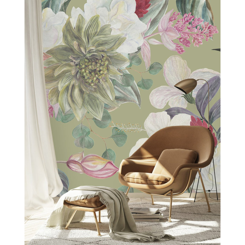 Peel & Stick Wall Mural, 10.42' W x 10.42' L