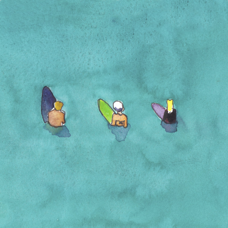 Beach Vibes II, H 30 po x l 30 po