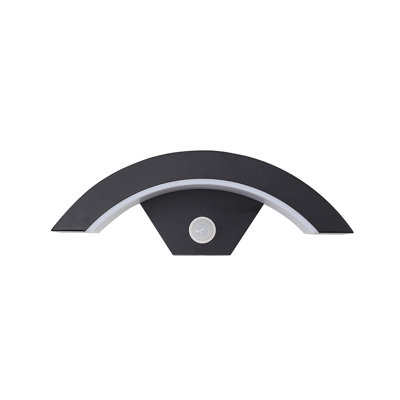 Sliger Black 10cm H Outdoor Flush Mount