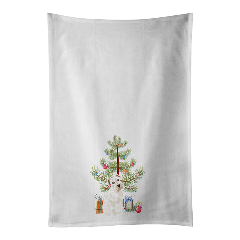 Ensemble de 2 serviettes de cuisine Schnauzer
