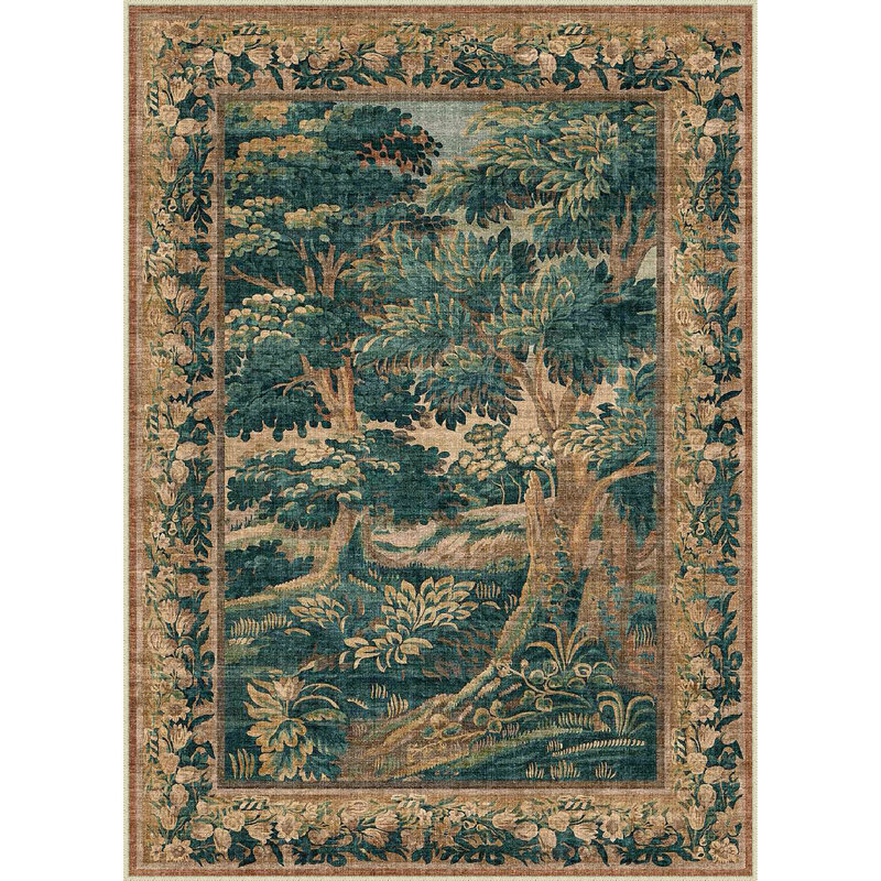 Tapis forêt Elowen, Rectangle 5 pi x 7 pi